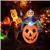 GSantos Pumkin Man Halloween Decor with LED Lights, 6Ft