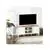 Modern TV Stand with Storage for TVs up to 50'', TV Console