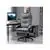 Office Chair 360° Swivel Adjustable Height, Recliner with Footrest