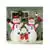 8ft Inflatable Christmas Snowman Family with A Red Bird