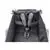 Bebepram S7 Foldable Luxury Wagon Two Seat Belt and Canopy Grey