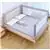 King Size 4 Set Safety Bed GuardRail Fence(Grey)