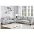 Palermo Grey 2-Piece Sofa Set Covers in Blended Chenille Fabric
