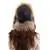 Real Raccoon fur Hats For Women Leather