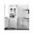 White Freestanding Kitchen Pantry Storage Cabinet, Cupboard with Drawe