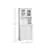 White Freestanding Kitchen Pantry Storage Cabinet, Cupboard with Drawe