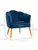 Accent  Modern Chairs with Cushioned Seat, Upholstered Velvet Armchair