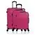 NICCI Lattitude Collection Luggage 3P SET FUCHSIA