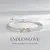 Infinity Love Bracelet for Women White/Rose Gold Plated