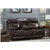 Brown Genuine Leather Power Recliner Sofa w USB Chargers