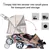 Pet Stroller Cat Dog Foldable Carrier Cart W/ Cup Holder