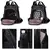 Gsantos SZ03 Genuine Leather Backpack Black