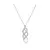18 Inch Sterling Silver Twist Necklace (Total 1/10 Cttw)
