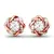 Rose Gold Plated Sterling Silvver Earrings with CZ