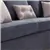 2 - Piece Upholstered Sectional- Bluish Grey