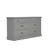 Xylon 6-Drawer Grey Dresser (31.1” X 58.74” X 15.7”)