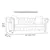 Cerna 82.7'' Linen Rolled Arm Chesterfield Sofa Light Grey