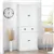 White 72” Wood Kitchen Pantry Cabinet, Farmhouse Storage Organizer wit