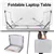 23.8 In. Silver Finish Foldable And Portable Mini Desk Tray