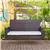 2-person Outdoor Wicker Porch Swing Chair Garden Hanging Bench