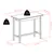 Winsome Kitchen Island Table With 2 Drawers