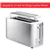 ZWILLING Enfinigy Cool Touch 2 Long Slot Toaster, 4 Slices, 1.5' Slots