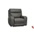 Levoluxe Arlo 41.3 Inch Power Reclining Chair in Ryder Charcoal