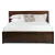 Rustic Classics Whistler Queen Brown Platform Bed with 4 Drawers