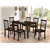 Elegance 7PC Dining Set w Espresso Legs