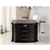 Wood Finish Necklace Jewelry Box Armoire with 4 Storage Compartments