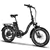 Emmo NEW MODEL-Step Thru-Folding Bike-48V 750W Motor-E-mini C-Black