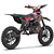 MotoTec Thunder 50cc Kids Gas Dirt Bike 2-Stroke Red
