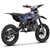MotoTec Thunder 50cc Kids Gas Dirt Bike 2-Stroke Blue