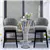 2PC 360-Degree Swivel Kitchen Bar Stools with Solid Wooden Legs