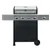 Kenmore - 4 Burner Gas Grill Plus Side Burner - Black with Stainless S