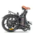 Folding Ebike-EMMO F7-105km Long Rang-Pedal-Assist and Throttle-Silver