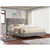 Grey Velvet Luxe Platform Bed - King