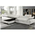 Urban Cali Hollywood Sectional Sofa with Left Chaise in Ulani Cream