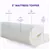 Memory Foam Mattress Topper with Cooling Comfort — California King