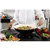 Oster 4.5 DuraCeramic Black Wok and Oster 1.7L  Stainless Steel Kettle