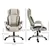 Manager Chair, PU Leather, Height Adjustable Swivel Ergonomic