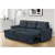 Urban Cali Venice Sectional Sofa with Reversible Chaise in Dark Blue