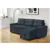 Urban Cali Venice Sectional Sofa with Reversible Chaise in Dark Blue