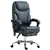 6 Point Vibration Massage Office Chair, PU Leather Heated Reclining