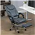 6 Point Vibration Massage Office Chair, PU Leather Heated Reclining