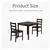 MECOR 3 PC Dining Wooden Kitchen Table Set