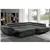 Urban Cali Hollywood Sectional Sofa with Right Chaise in Ash