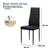 4PC PU Leather Modern Dining Chairs Set