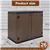 36 Cu. Ft. Horizontal Storage Shed Weather Resistance (Brown)