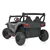 Deluxe 24V Two-Seater Kids Ride-On Grey XL Adventure Buggy 4WD With Rc